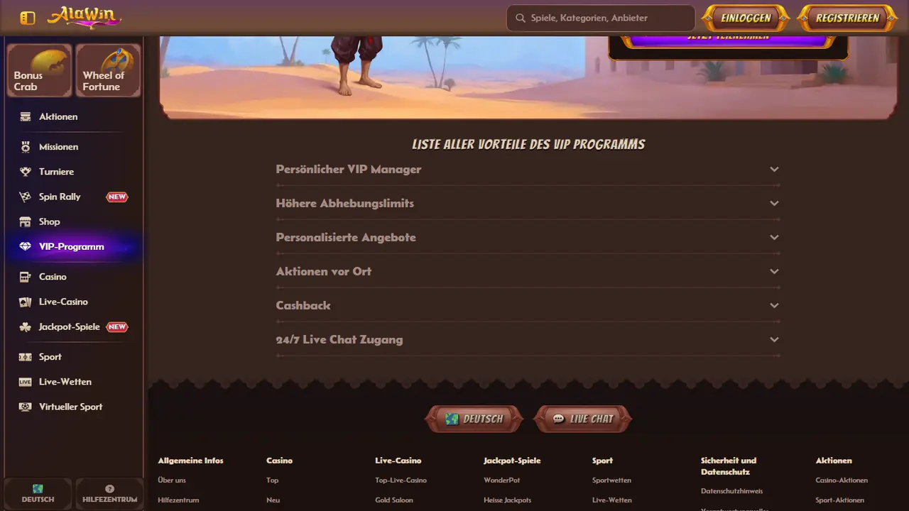 Alawin VIP Programm